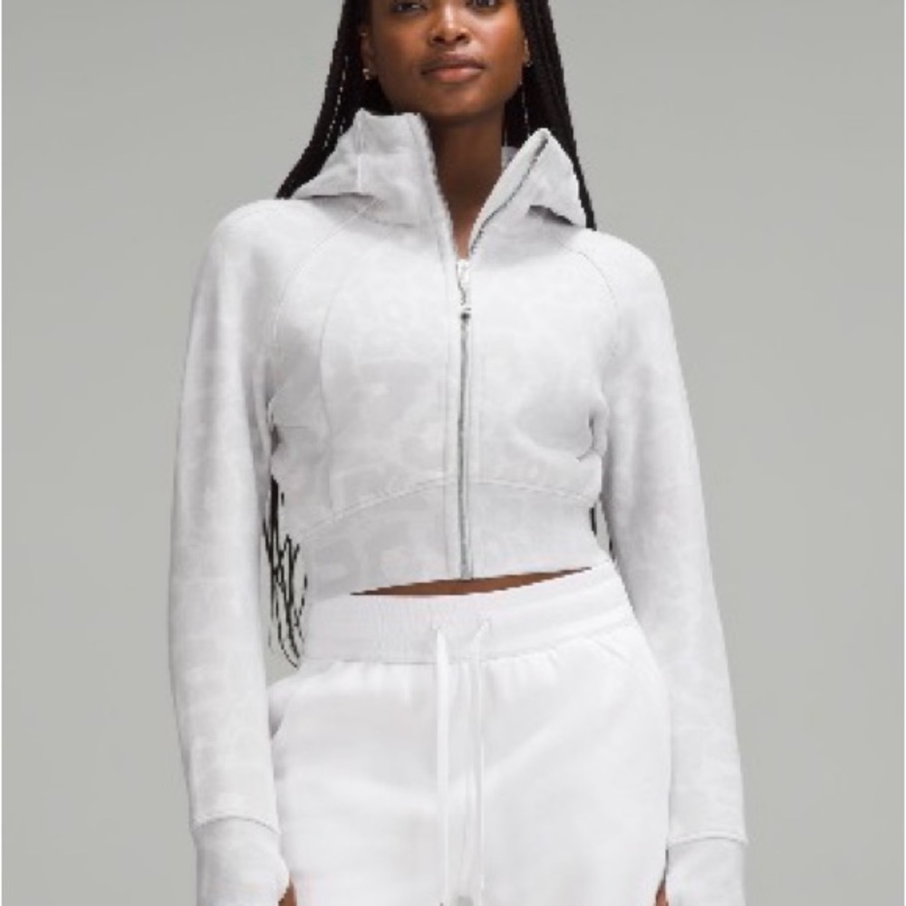 Lululemon Scuba Full-Zip Cropped Hoodie